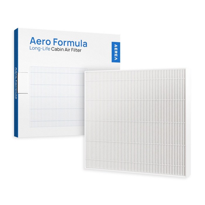 에리아 에어로포뮬러 2년 사용 가능한 괴물 성능 자동차 차량용 에어컨 히터 필터, CA 008, 1개