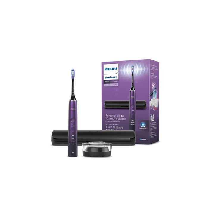 필립스 다이아몬드클린 9000 스페셜 에디션 전동칫솔, HX9911/74, 퍼플블랙, 1개