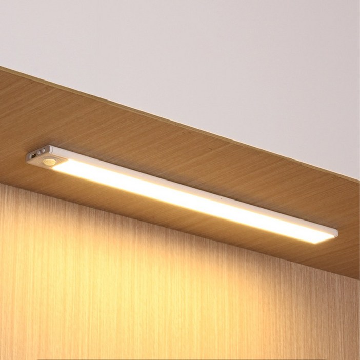 HK.SELL kc인증 배터리 3컬러 TYPEC USB 충전식 W248 무선 센서등 80cm1p