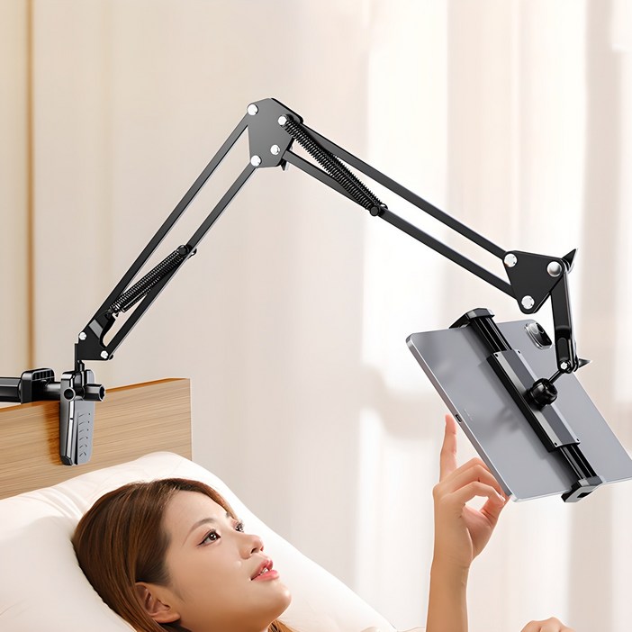 레드에셋 침대 핸드폰 거치대, 1개, 블랙태블릿휴대폰전용 레드에셋 침대 핸드폰 거치대, 1개, 블랙태블릿휴대폰전용