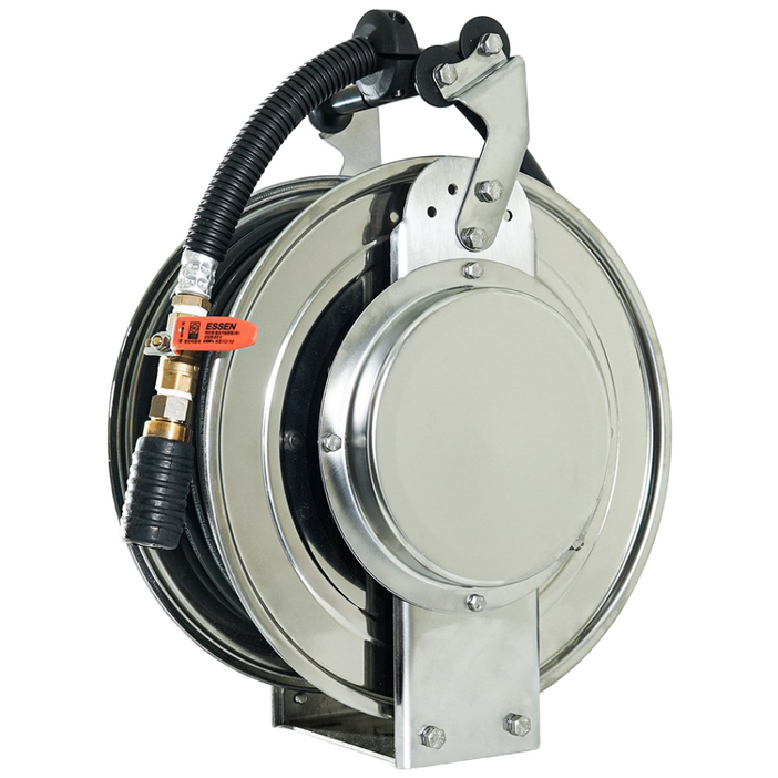 고압호스 물호스 워터릴 업소용 열수 온수 자동 릴호스, 20m 소방노즐  볼밸브, 1개