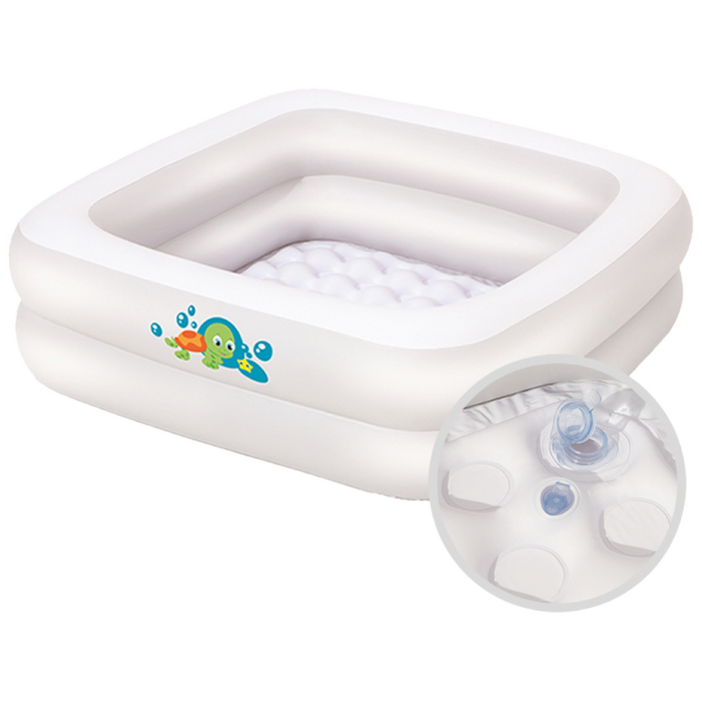 베스트웨이 엠보싱 유아 사각 목욕 풀장 BW51116