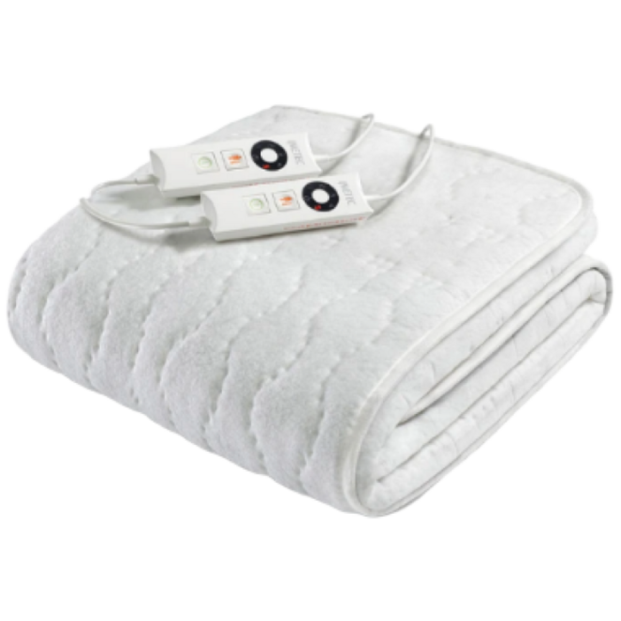 이메텍 프리미엄 순면 전기요 더블 온도조절 무봉제 전자파통과 논라돈 캠핑 차박 야외 글램핑 겨울 물세탁