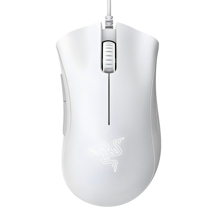 레이저 DeathAdder Essential 유선마우스, RZ01-0385, 화이트