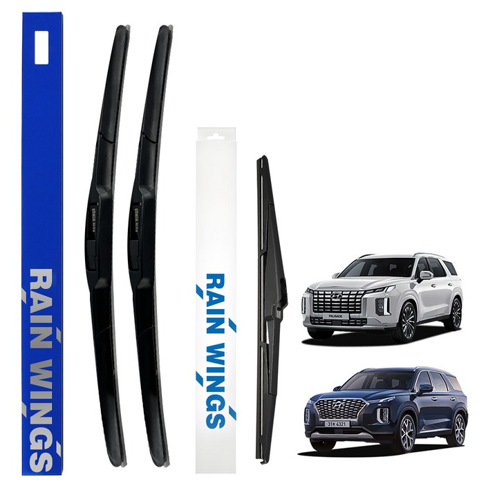 레인윙스 하이브리드 RV 앤 SUV 차량 전면 후면 와이퍼 세트 레인윙스 하이브리드 RV 앤 SUV 차량 전면 후면 와이퍼 세트
