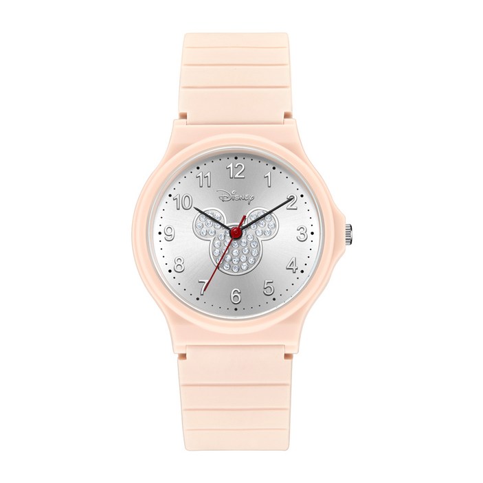 SIMPLELIFE 여아용 미키 마우스 캐릭터 쓰리써클 손목시계 D10734PK