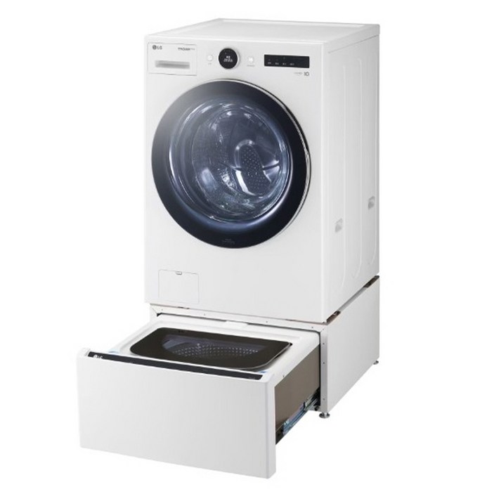 [10% 환급가전] LG전자 트롬 오브제컬렉션 세탁기 + 미니워시 세트 FX24WSB 24kg + 4kg 방문설치