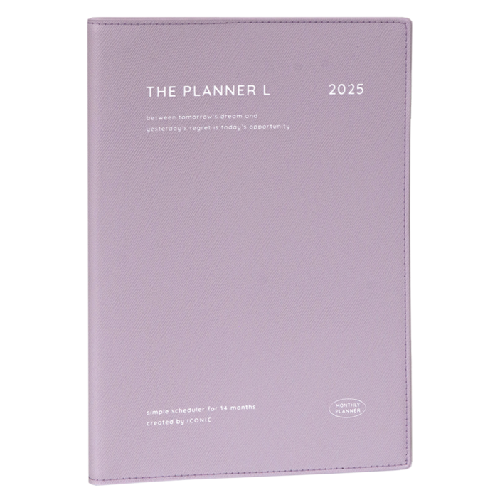 아이코닉 2025 더 플래너 L 먼슬리 다이어리 스케줄러
