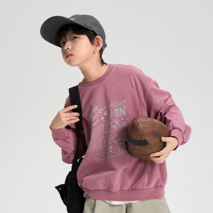 보이티브 오슬 피그먼트 맨투맨 V1155