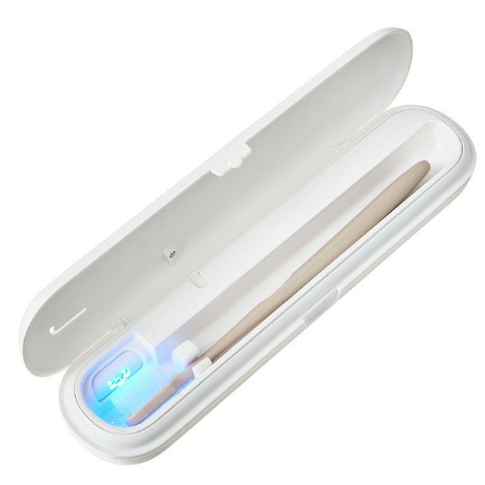 코멧 국내생산 건전지USBC타입 UVC LED 휴대용 칫솔 살균기