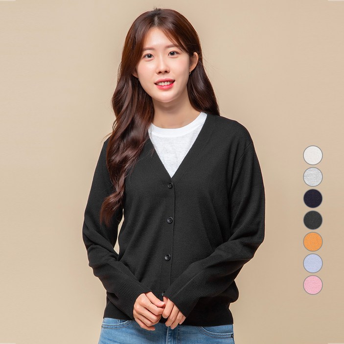 캐럿 여성용 데일리 니트 가디건 캐럿 여성용 데일리 니트 가디건
