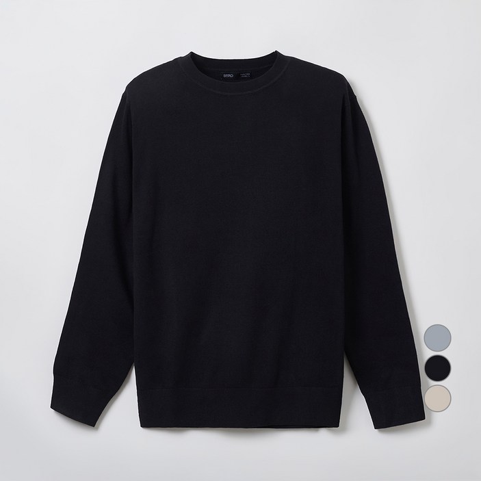24FW 신상스파오 남성용 MERINO 라운드넥 풀오버 니트
