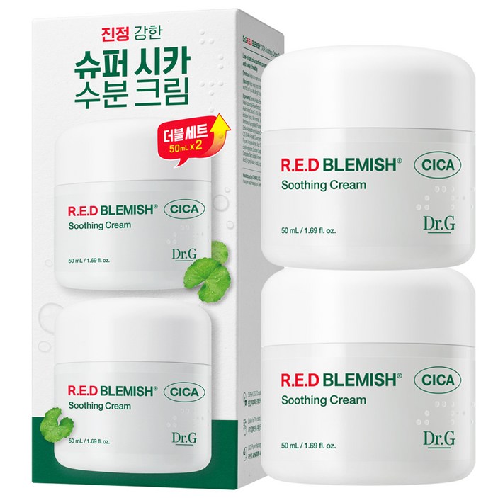 닥터지 레드 블레미쉬 시카 수딩 크림 듀오 기획세트 닥터지 레드 블레미쉬 시카 수딩 크림 듀오 기획세트