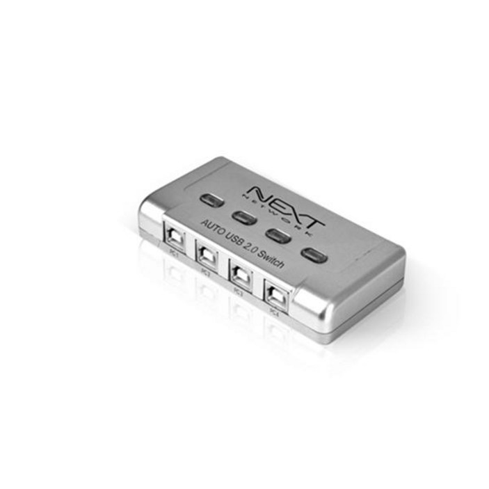 NEXT-3504PST USB 공유기 1:4 USB 2.0 자동선택기