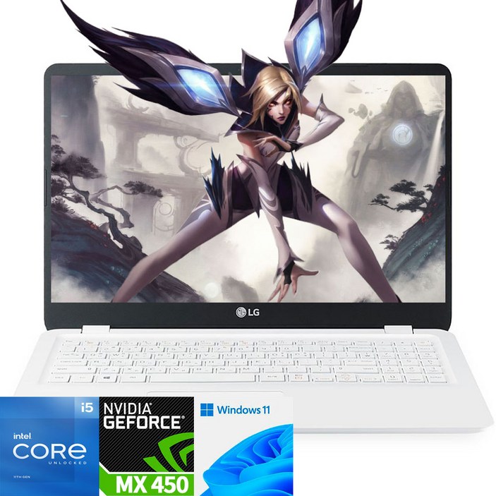LG전자 울트라PC 15U50P i51135G7 32G NVMe SSD 1TB GeForce MX450 윈11 고사양 게이밍 노트북, LG전자 15U50P, WIN11 Home, 32GB, 1TB, 화이트