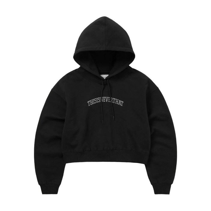 디스이즈네버댓 로고 자수 후디