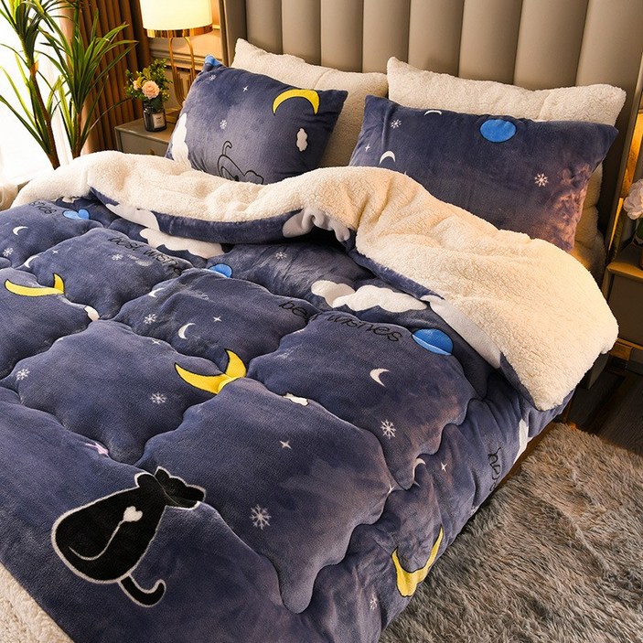 겨울 캐시미어 이불 프리미엄 양면 극세사 겨울이불