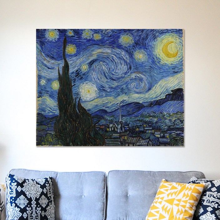 명화 액자 반고흐 의미있는선물 인테리어 인테리어액자 별이빛나는밤 집들이