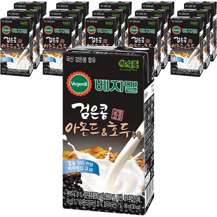 베지밀 검은콩 아몬드 앤 호두 두유