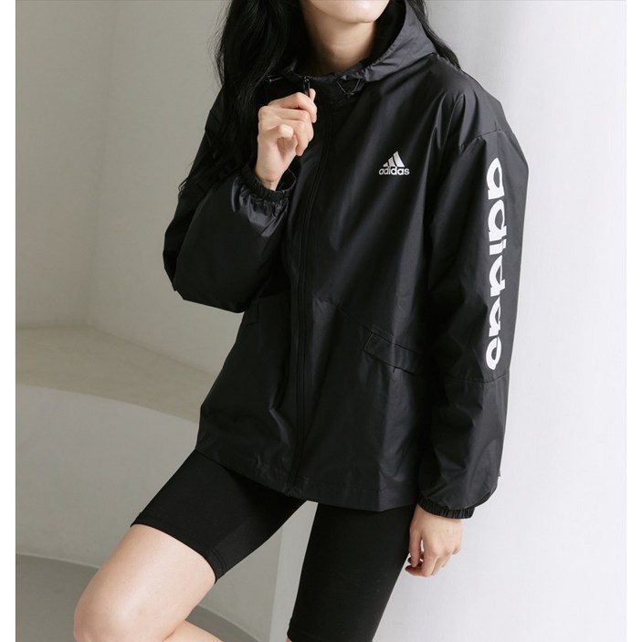 아디다스 여성 바람막이 가벼운 자켓 윈드브레이커 러닝 집업