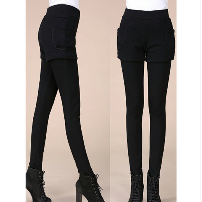 한그래 반바지 피치기모레깅스 일체형 겨울 겨울용 편한 9부