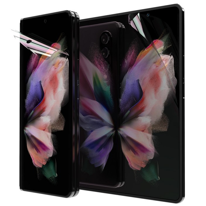 갤럭시 Z 폴드5 3K 액정 보호 필름 내부 외부 풀커버 4매