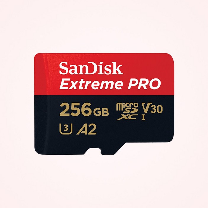 샌디스크 마이크로 SD 카드 익스트림 프로 핸드폰 블랙박스 닌텐도 스위치, 256GB