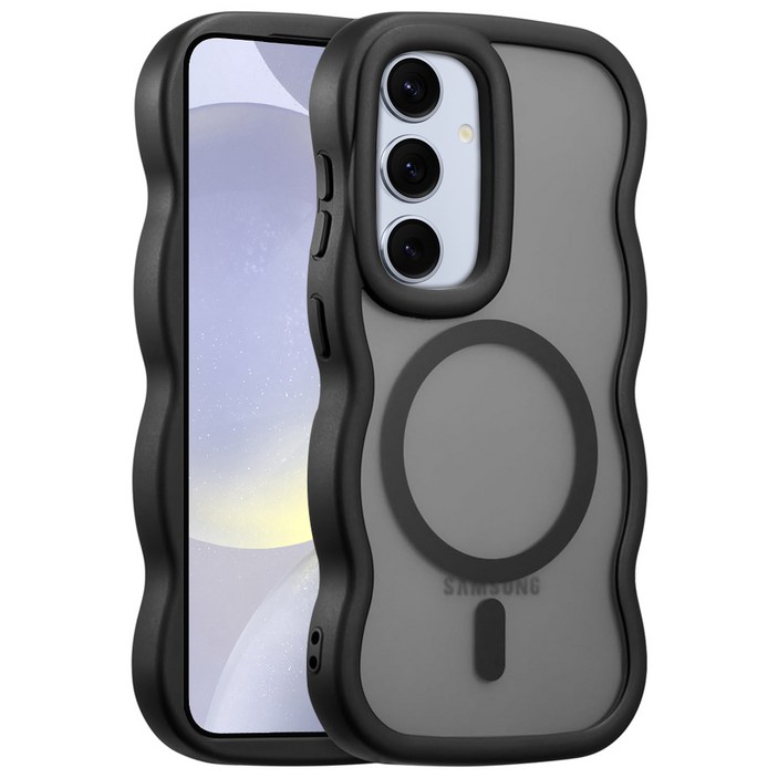 더조은셀러 맥세이프 버블 웨이브 쿠션 범퍼 케이스