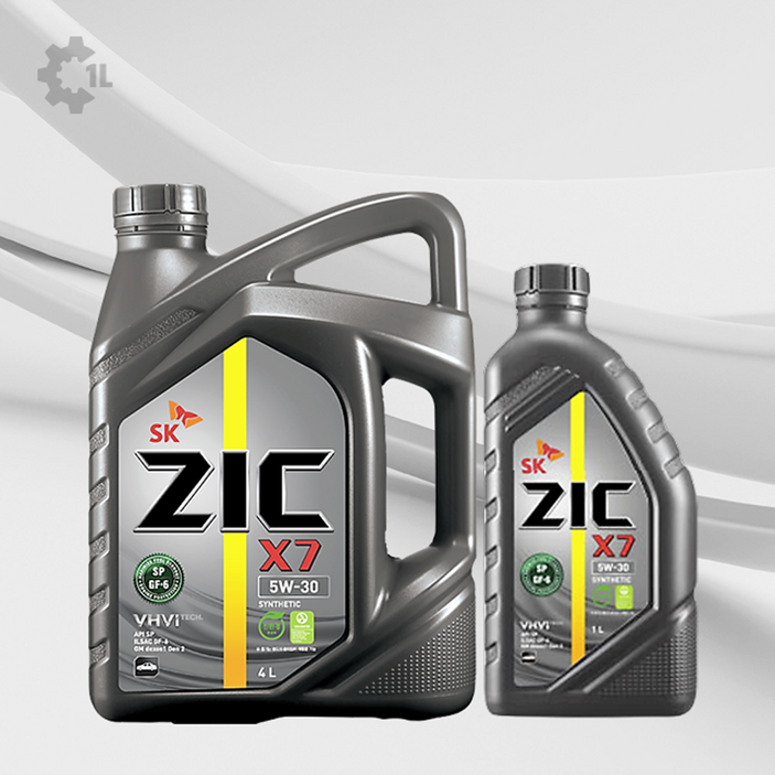 ZIC X7 5W30 SP 4L 1개  1L 가솔린 엔진오일
