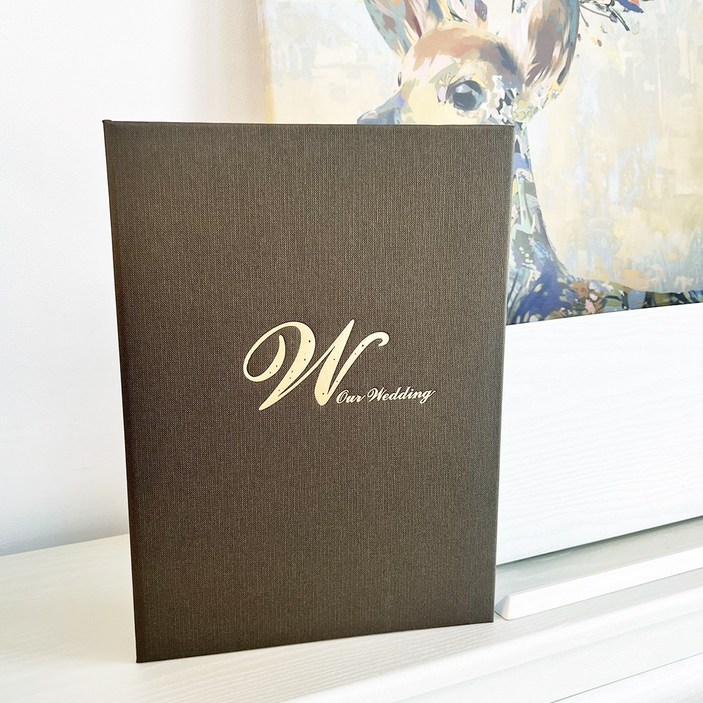 성혼선언문 혼인서약서 (디자인:W) / 결혼식축사 케이스 셀프웨딩 준비물 웨딩소품 주례없는예식 아버님주례 주례사