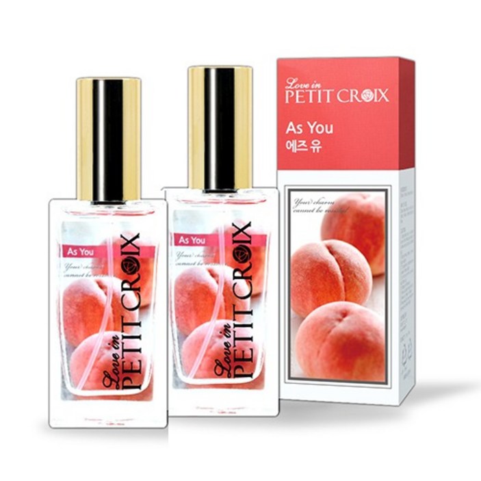 달달하고 은은한 학생용 향수30ml 에즈유복숭아향2개