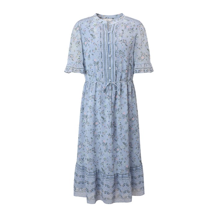 레노마레이디 플라워 프린트 앞단추 벨티드 원피스 R2G21WOP840_DJ