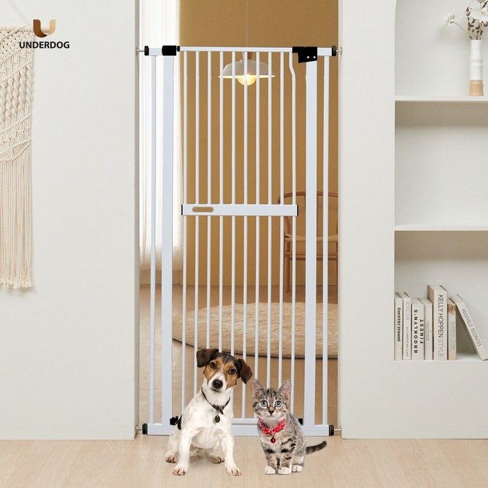 언더독 150 프리미엄 강아지 고양이 반자동 안전문 방묘문, 1개 언더독 150 프리미엄 강아지 고양이 반자동 안전문 방묘문, 1개