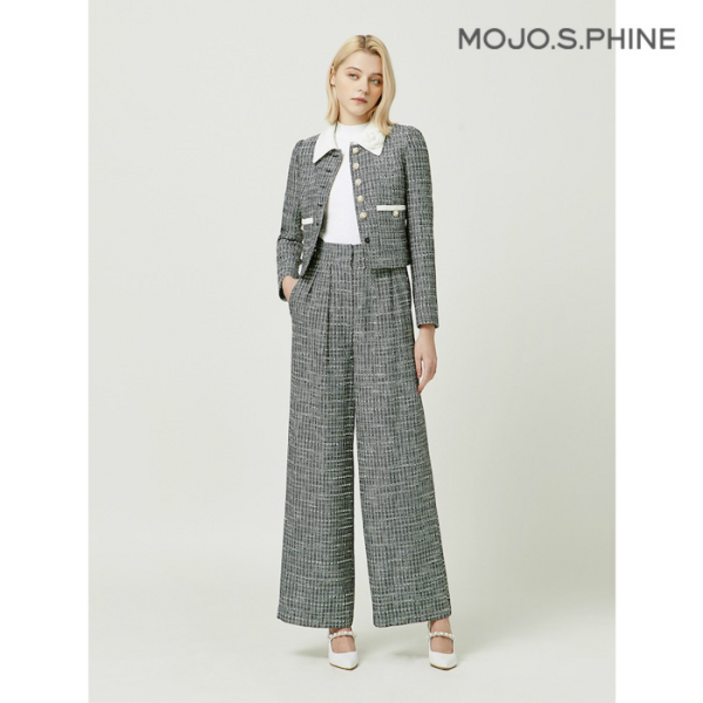 [모조에스핀] 팬시 롱 와이드 팬츠 NYJ231MSA106 138157