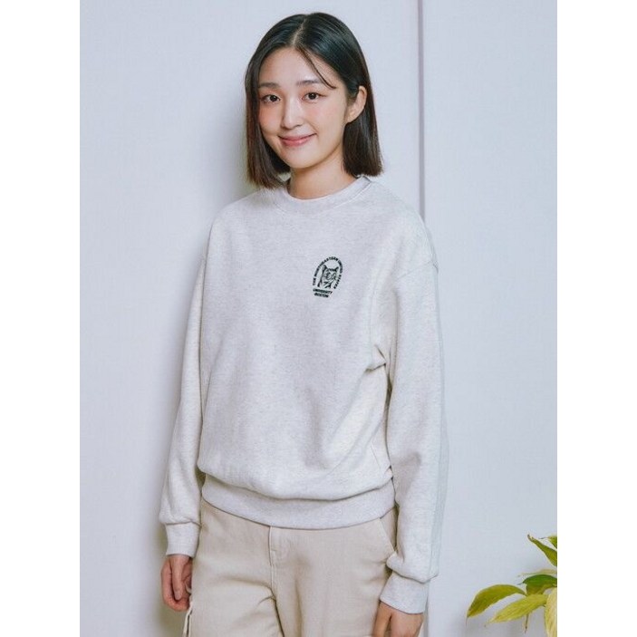 백화점 정품 25FW 폴햄 여성 코숏 플리스 맨투맨 PHE4TR2020