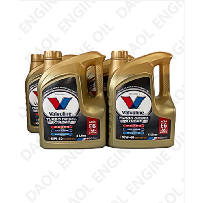 발보린 터보디젤 익스트림 10W40, CK-4, 대형디젤용 (4LX4EA) 한박스, 10w40, 1박스, 4L