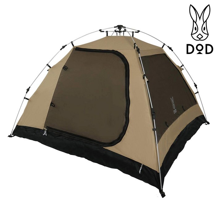 DOD (디 오디) 캥거루 텐트 M면 100 % 원단 원터치 구조 그랜드 시트 포함 T3-617-TN