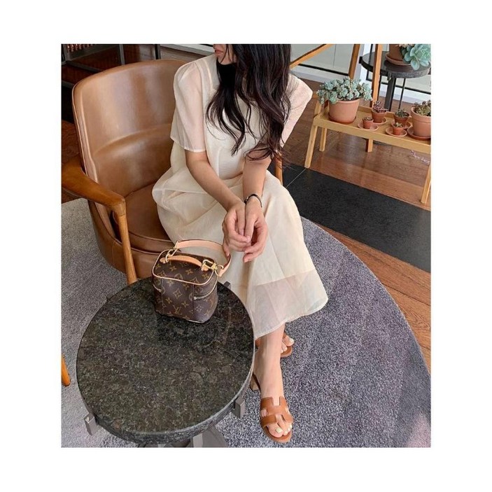 지구굿즈 국내제작 오간자원피스 하객룩 돌잔치 실크원피스 만삭촬영 브라이덜샤워 임산부하객룩 2color