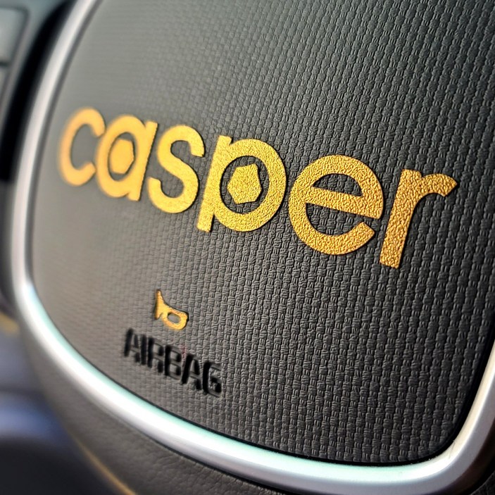 더뉴 캐스퍼 핸들 금장 은장 스티커