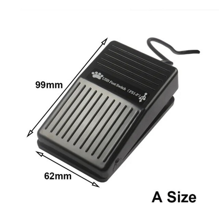 USB 풋 페달 제어 스위치 PC 게임 패드, 컴퓨터 멀티미디어 스트링 초음파 이미지용 USB 사전 프로그램 키보드 마우스 어댑터