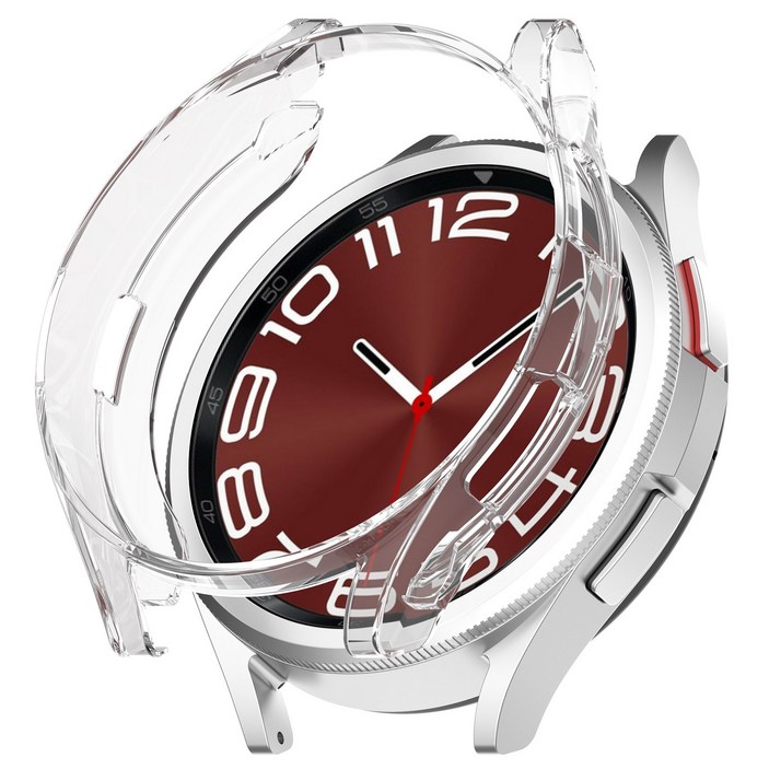 아이티스타일 갤럭시워치4 클래식 실리콘 보호케이스 42mm 46mm, 투명