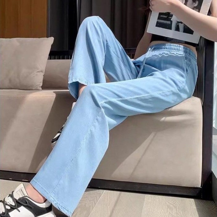 르보에 세상편한 데님 아이스 냉감 밴딩팬츠