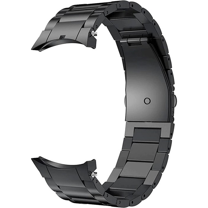 TAOMI 갤럭시 워치5 프로 전용 무광 날개형 메탈 스트랩 시계줄, 블랙 - 쇼핑뉴스