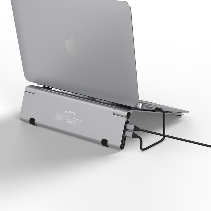 5 in 1 노트북 도킹스테이션 접이식 스탠드 USB C 멀티허브 NEXTNBS5405PD