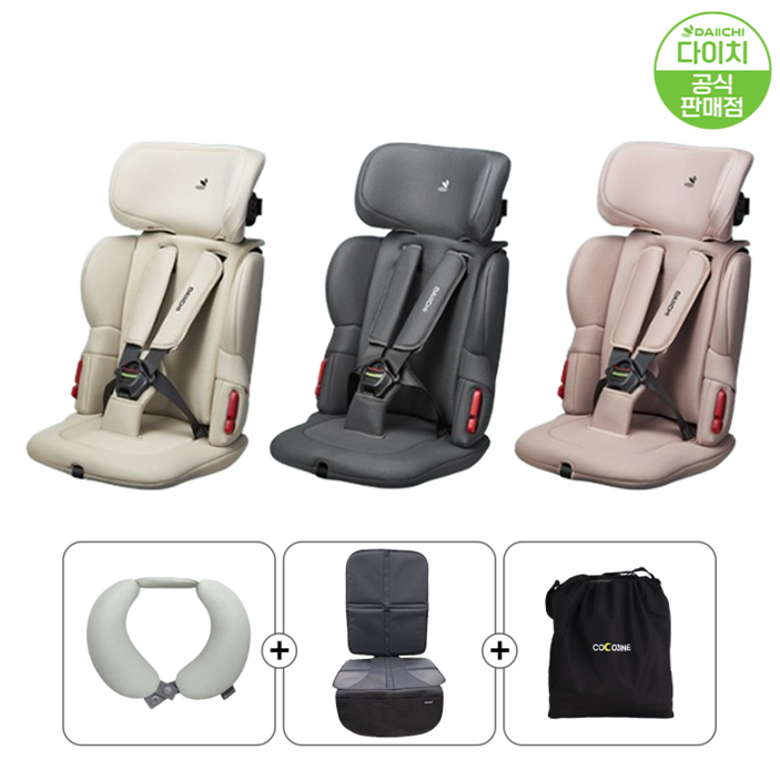 다이치 이지캐리3 휴대용 카시트 (전용목베개+커즈니 시트보호매트+코코자네 보관가방), 이지캐리3 베이지(3종사은품)