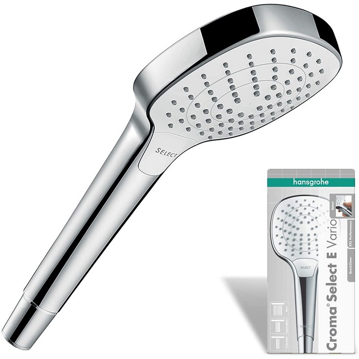독일hansgrohe Croma Select E 핸드 샤워기,샤워헤드