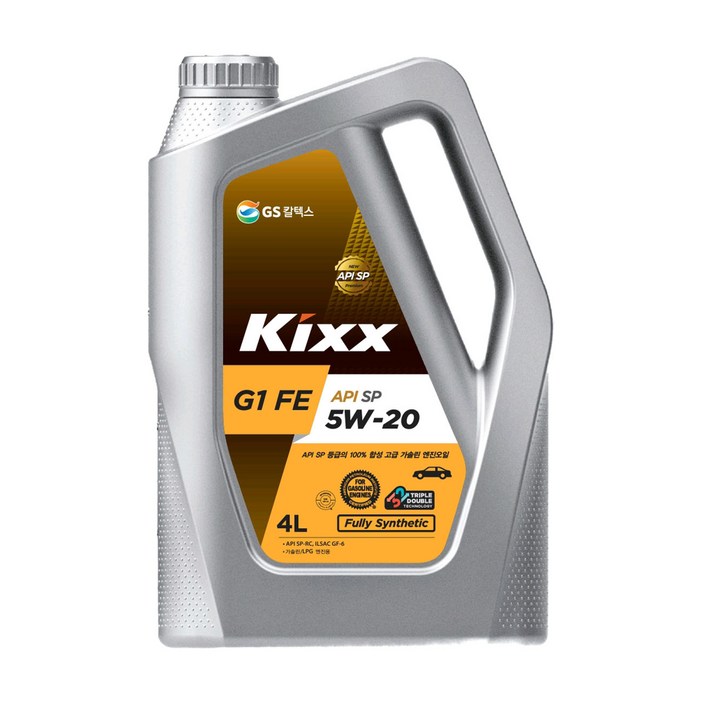 GS 킥스 Kixx G1 FE SP 5W20, 4L, 5w20, 2개