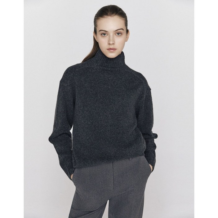 지오다노 여자 하프넥 니트 스웨터 5GG 3컬러 355921