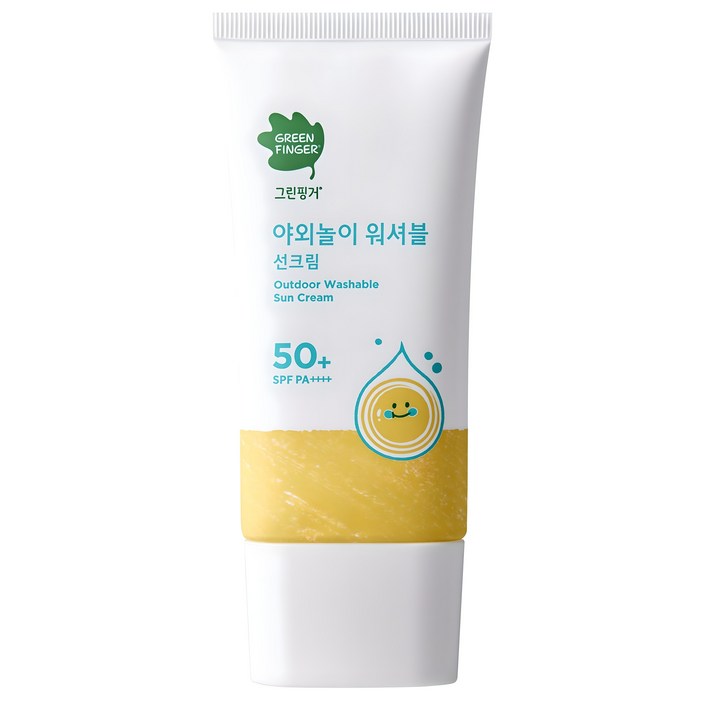 그린핑거 야외놀이 워셔블 선크림 SPF50 PA, 80ml, 1개 그린핑거 야외놀이 워셔블 선크림 SPF50 PA, 80ml, 1개