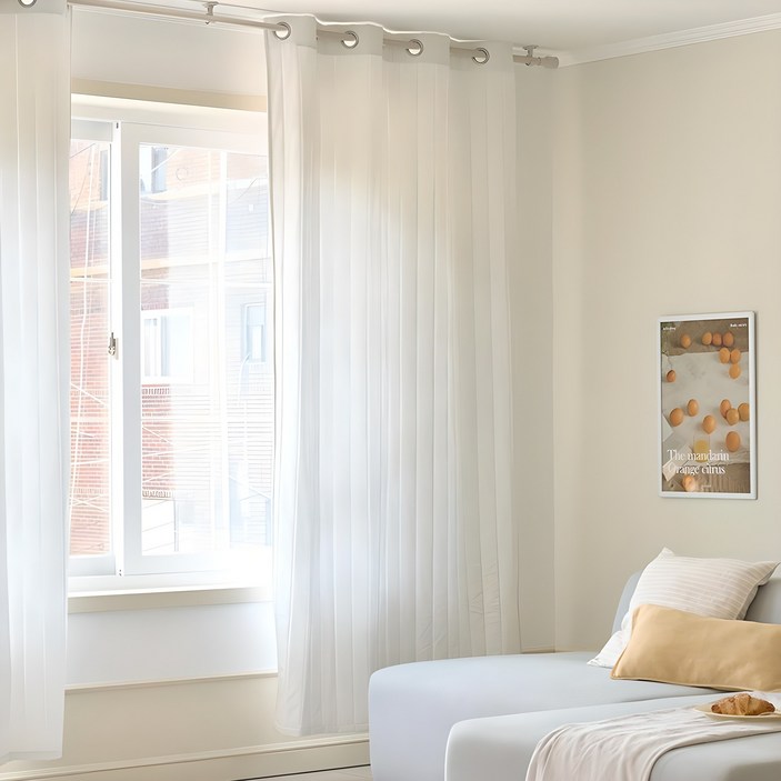 모던하우스 ON 아일렛형 바람막이 패딩 3도씨 커튼